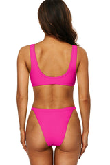 Women's Strappy Longline Triangle Bikini Set