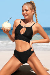 Women Keyhole Cutout Bikini Sexy Two Piece Sets