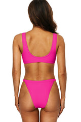 Women's Strappy Longline Triangle Bikini Set