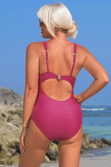 Ruched Twist One Piece Swimsuit